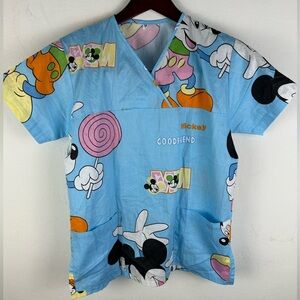Mickey Mouse Nurse Top Size Medium